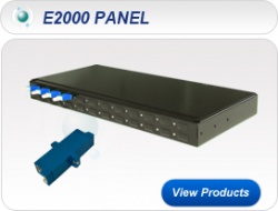 E2000 1U 19” Singlemode Fixed Patch Panel